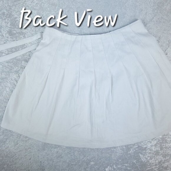 Hesperus White 95% Cotton Wrap Skirt With 2 Pull Straps. Size XL (14 Jr) NWT - Picture 2 of 6